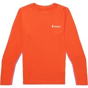 NWT* Cotopaxi Fino Long-Sleeve Tech Tee Orange - Men Size S